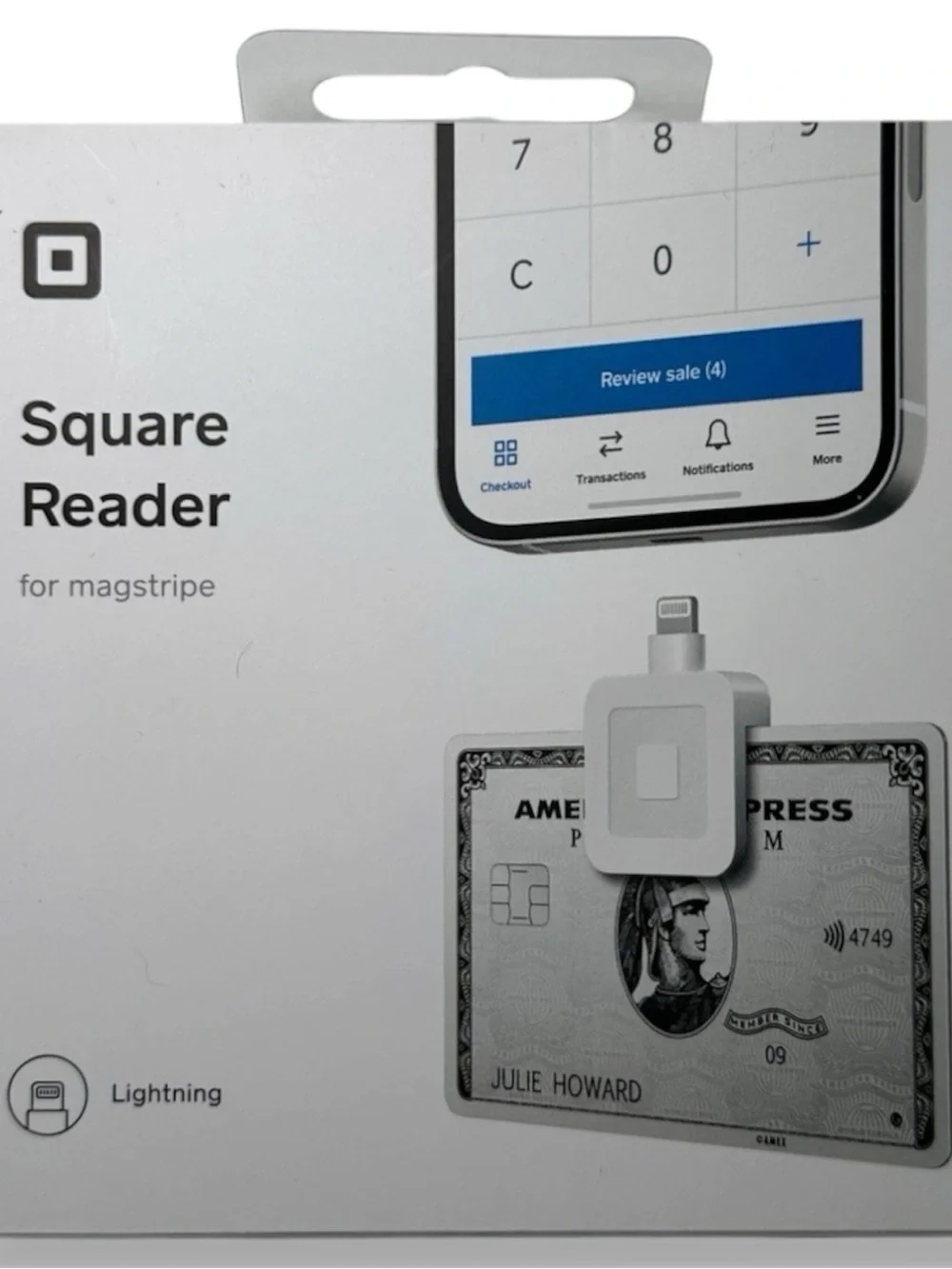 Square Reader Magstripe Card Reader with Lightning Port